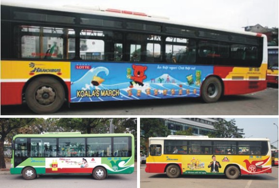 Quảng cáo trên xe buýt chiến lược phát triển thương hiệu của doanh nghiệp